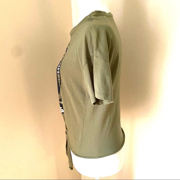 KISS U.S. Tour 76 Cropped Tie Top - Picture 7 of 8